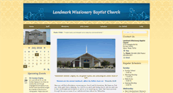 Desktop Screenshot of landmarkbaptistwaco.com